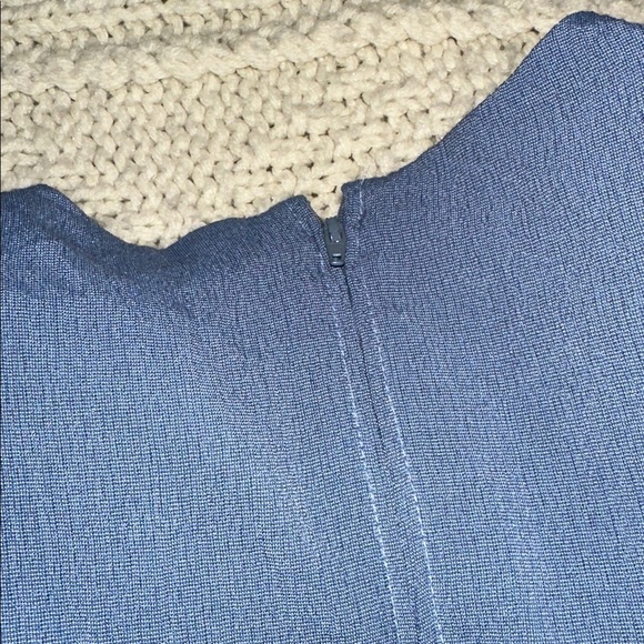 Vintage Miss Dorby Floral Blue Dress with Embroidered Details size XLarge - Picture 3 of 8